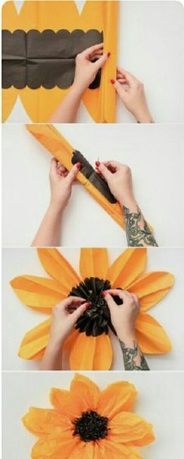 Flores gigantes diy - 2