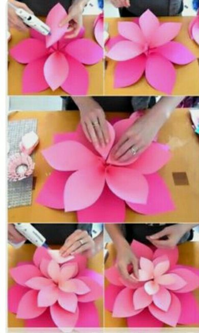 Flores gigantes diy - 4