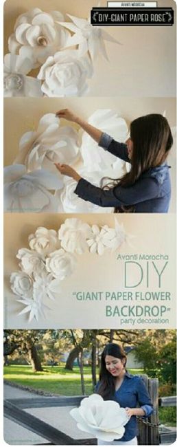 Flores gigantes diy - 5