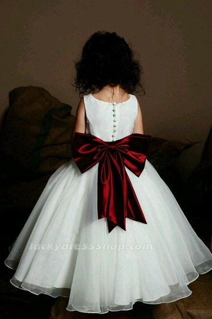 Como será el vestidito de las niñas de su boda - 2