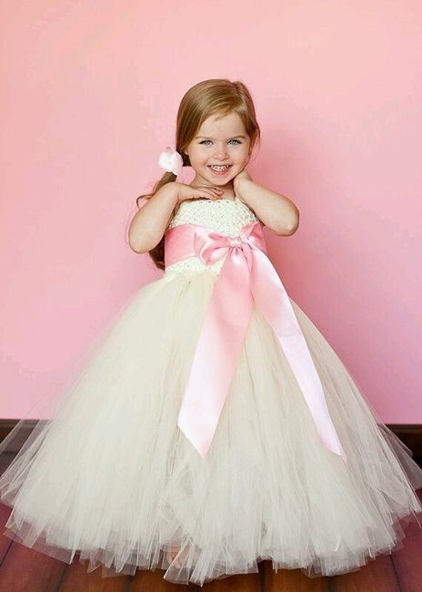 Como será el vestidito de las niñas de su boda - 5