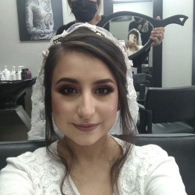 Prueba de maquillaje y peinado 2