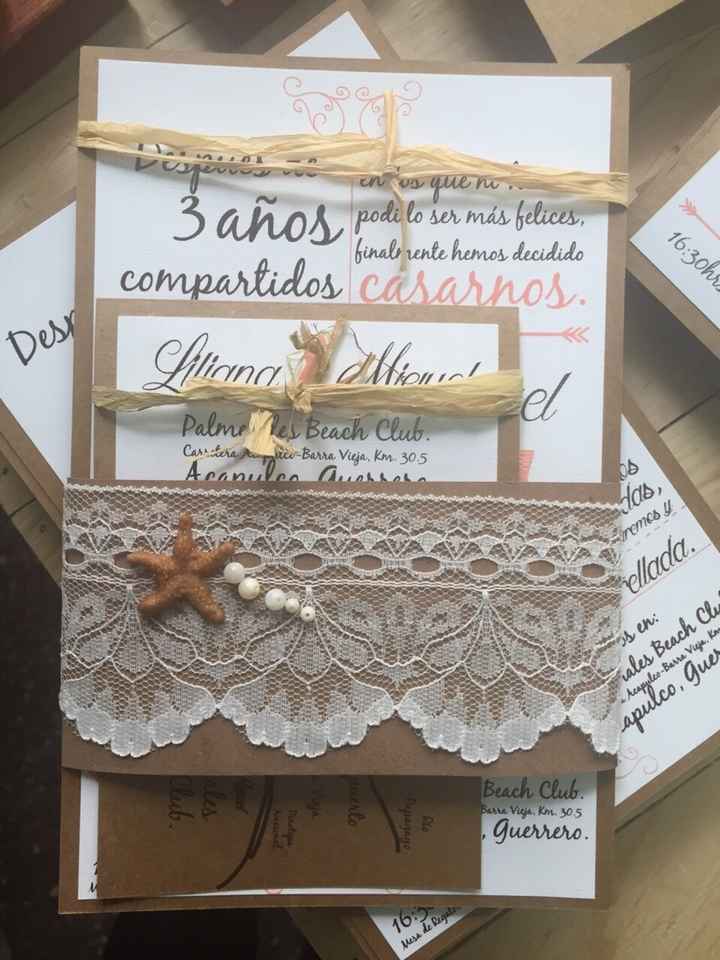 Invitaciones listas! :) - 2