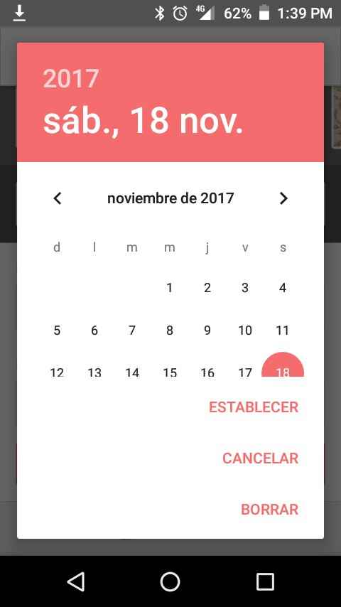Por que no puedo poner mi fecha en el calendario?? - 1