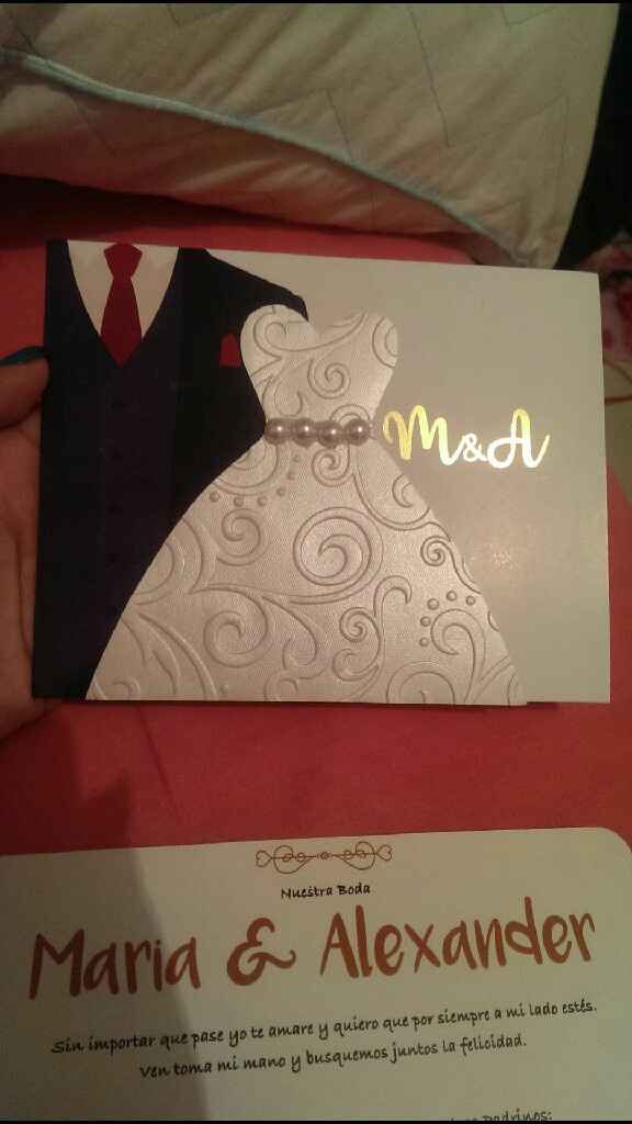  ya tengo invitaciones ❤ - 1