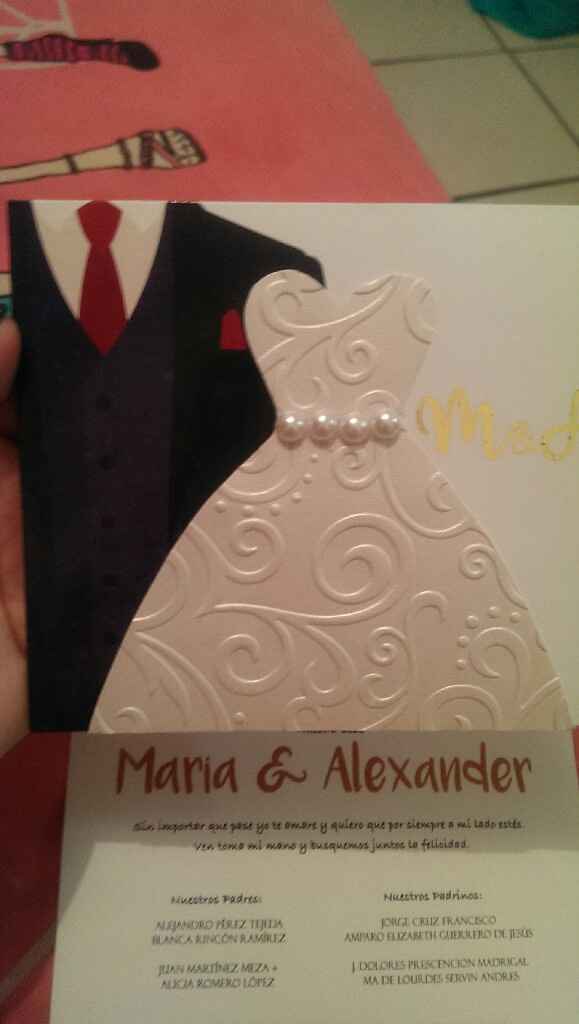  ya tengo invitaciones ❤ - 1