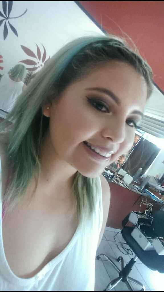  mi prueba de maquillaje y peinado - 1