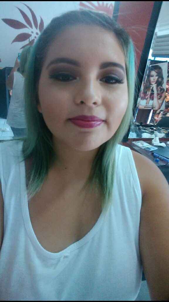  mi prueba de maquillaje y peinado - 4