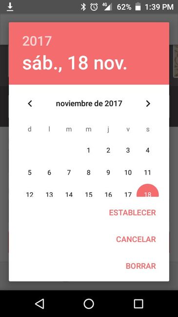 Por que no puedo poner mi fecha en el calendario?? - 1