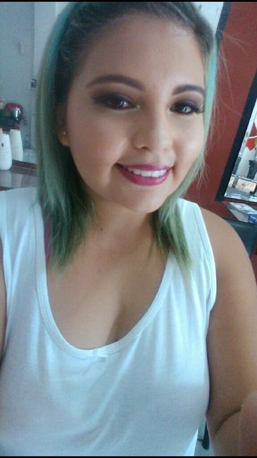  mi prueba de maquillaje y peinado - 2