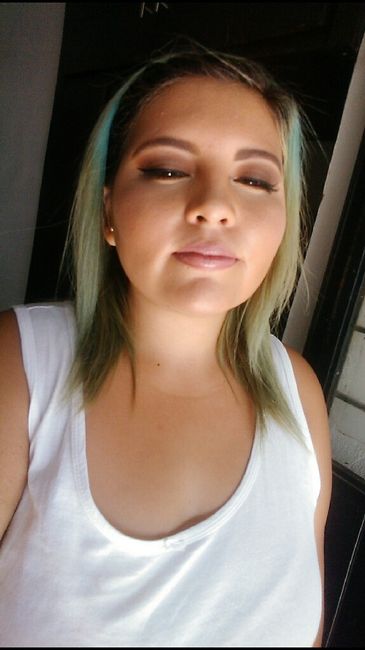  mi prueba de maquillaje y peinado - 3