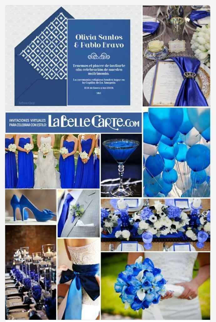 Me desanimaron con el azul rey  - 1