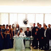 Con todos mis amigos que me acompañaron en mi vals