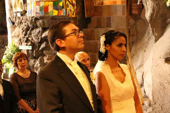 En la iglesia