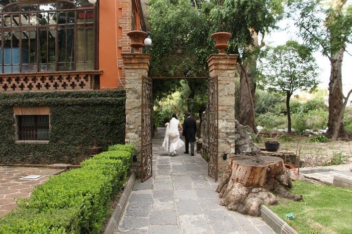 Camino al salón de la Reina a la gran recepcion