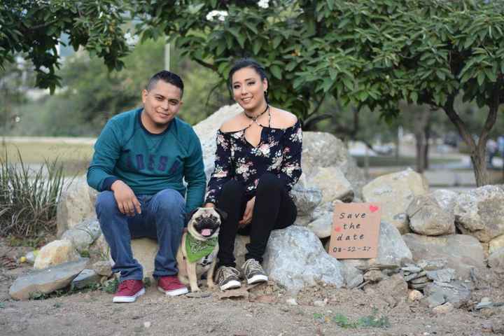 a pocos dias :) mi save the date 