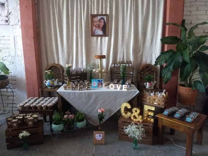 Boda civil , mi mesa de dulces - 1