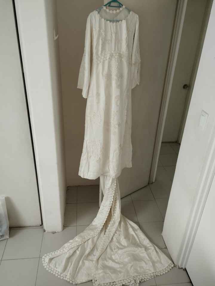 Modificaciones a vestido vintage - 1
