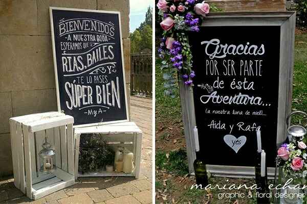  *letrero de Bienvenida* - 1