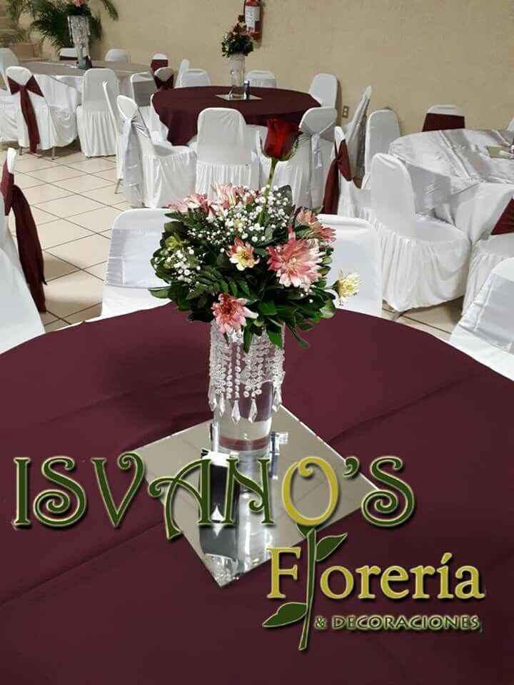 Pastel y centros de mesa 😍 - 1