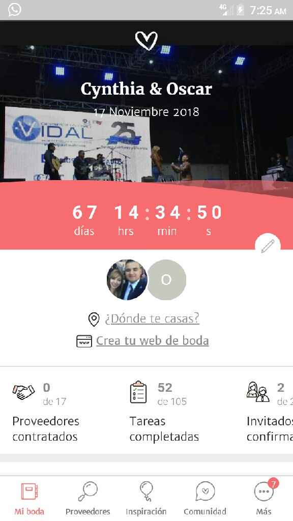 Cuantos días los separan del día  B💕💕 - 1