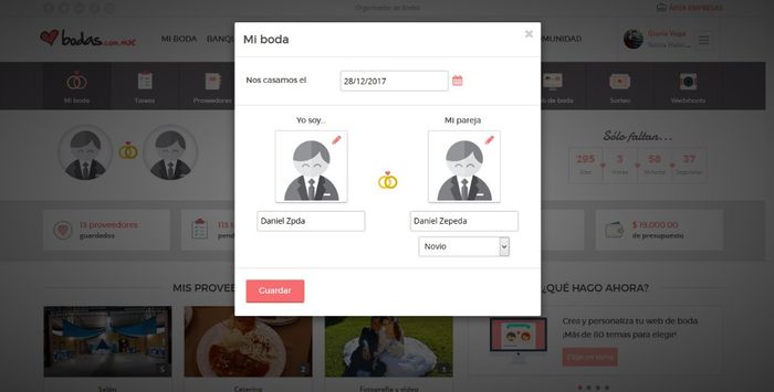 Problema al modificar