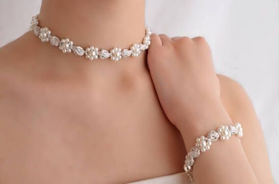 Collares,gargantillas, y choker de tejido (crochet) 7