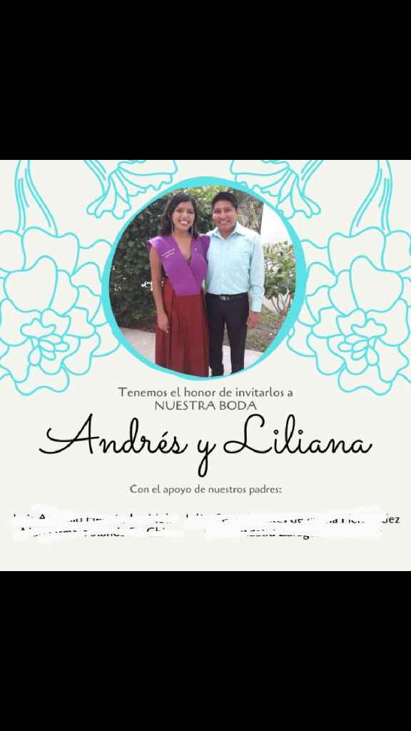 Me animé y diseñé mi propia invitación - 1