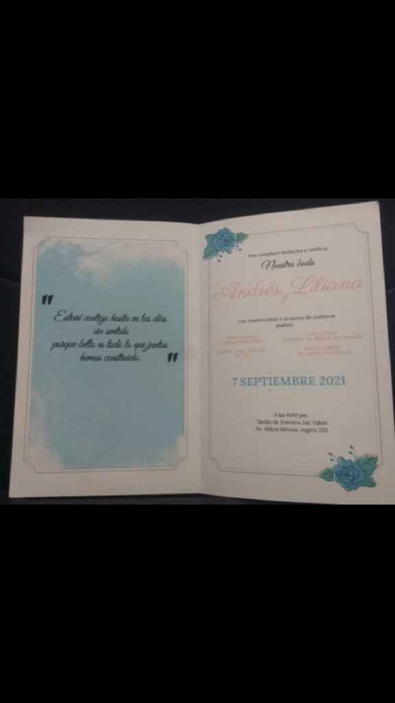 Me animé y diseñé mi propia invitación - 2
