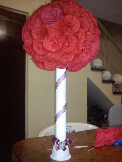 Adornos para mesa de ambientación