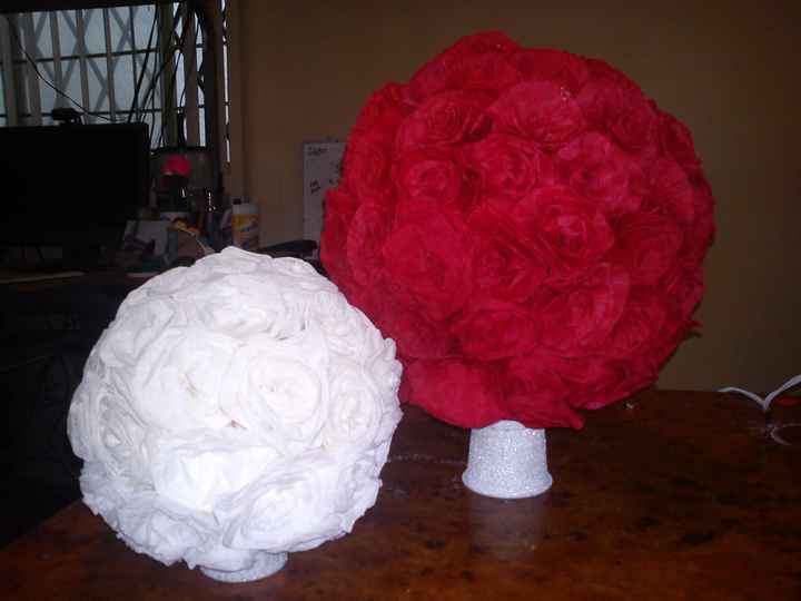 Mis centros de mesa!!