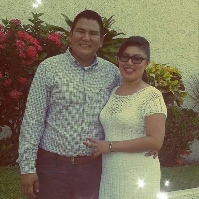 Vestido de novia tejido. - 2