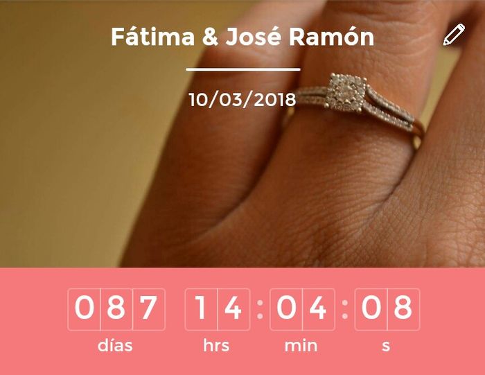 ¿Cuánto tiempo falta para tu boda? - 1