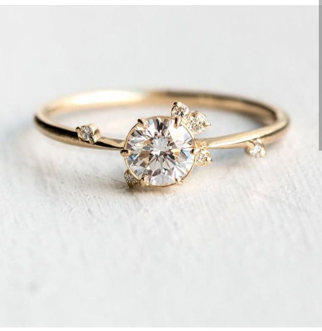 Anillos de compromiso delicados 💍 2