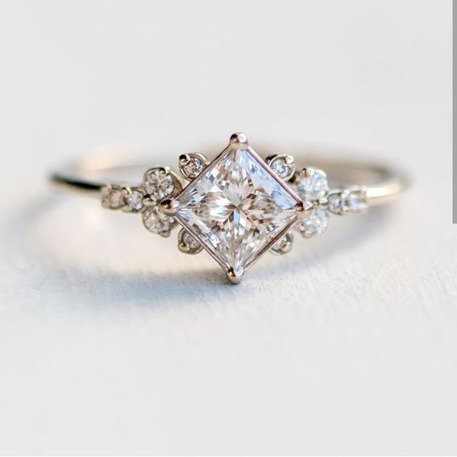 Anillos de compromiso delicados 💍 9