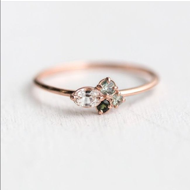 Anillos de compromiso delicados 💍 12