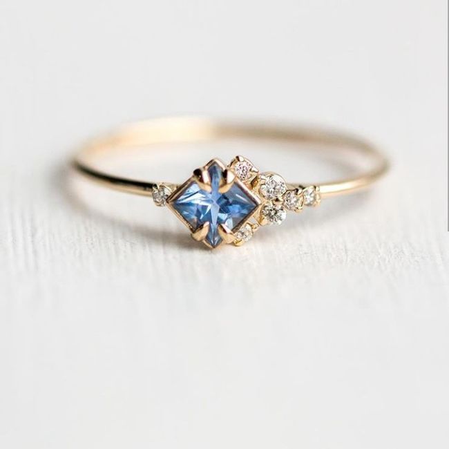 Anillos de compromiso delicados 💍 16