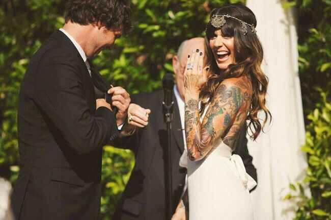  Novias con tatuajes 🎨 - 2