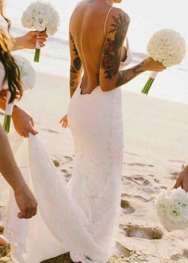  Novias con tatuajes 🎨 - 7