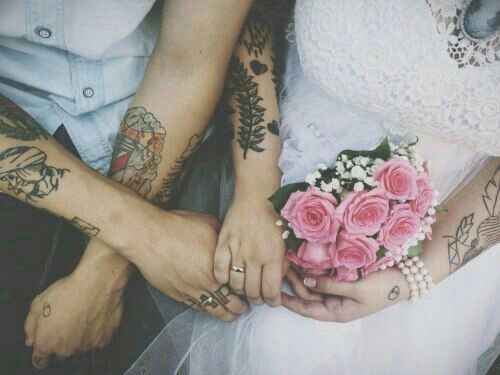  Novias con tatuajes 🎨 - 11