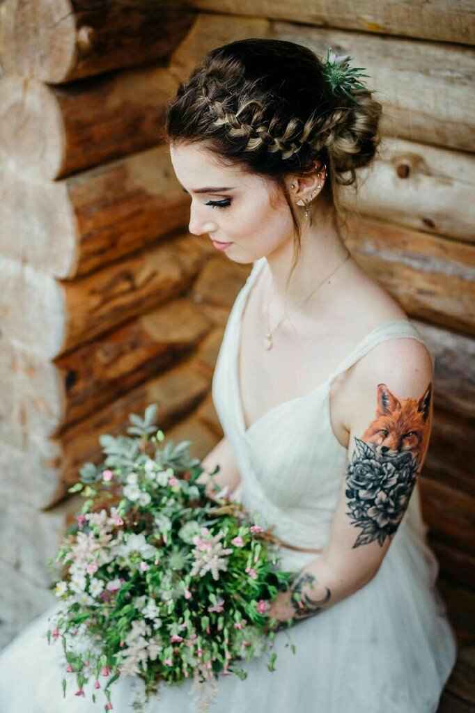  Novias con tatuajes 🎨 - 13