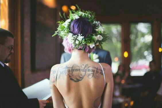  Novias con tatuajes 🎨 - 14