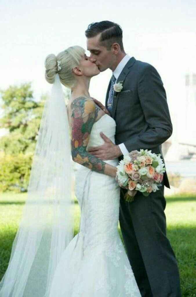  Novias con tatuajes 🎨 - 16