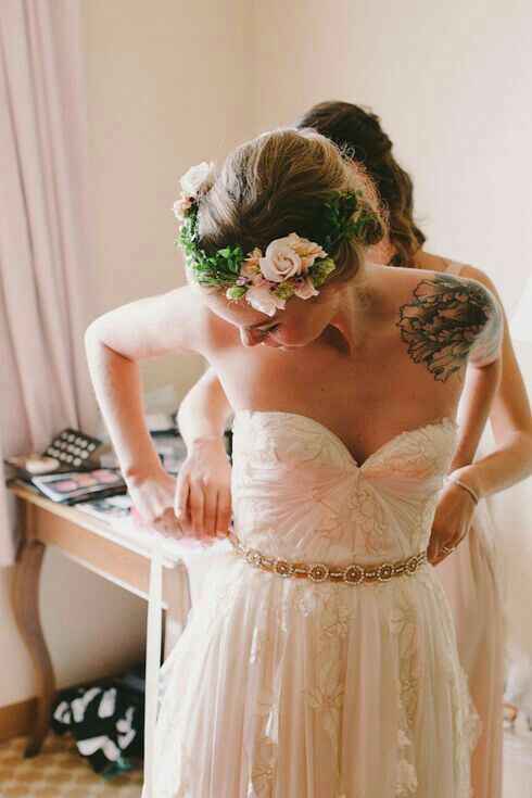  Novias con tatuajes 🎨 - 17