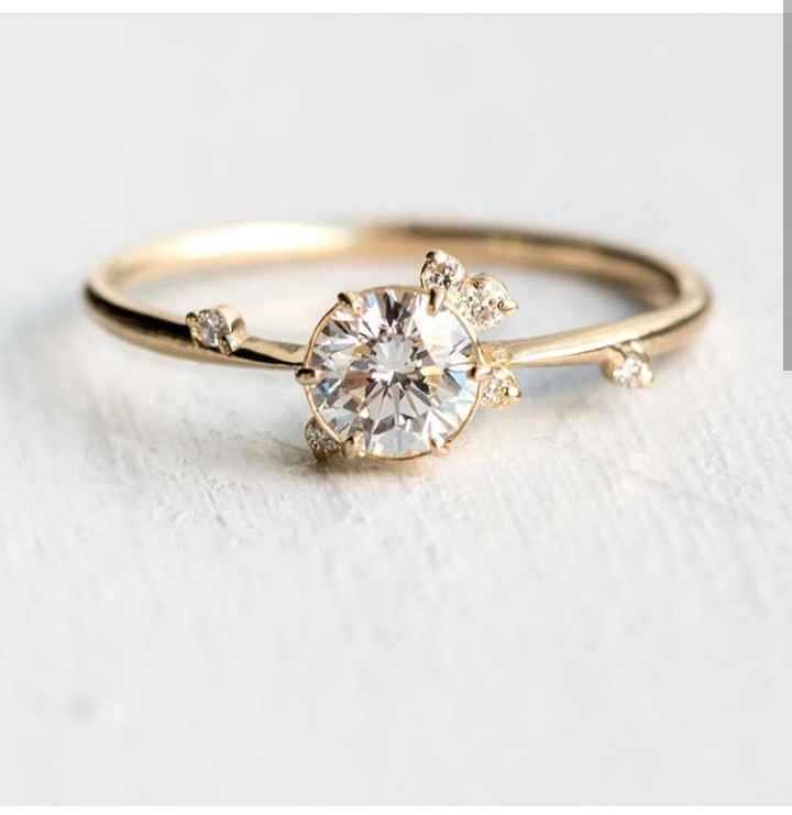 Anillos de compromiso delicados 💍 - 2