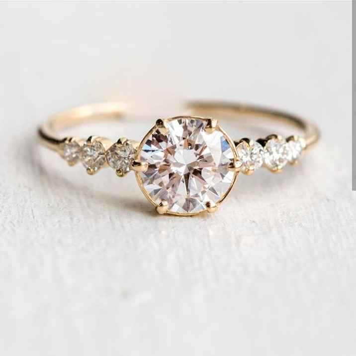Anillos de compromiso delicados 💍 - 3