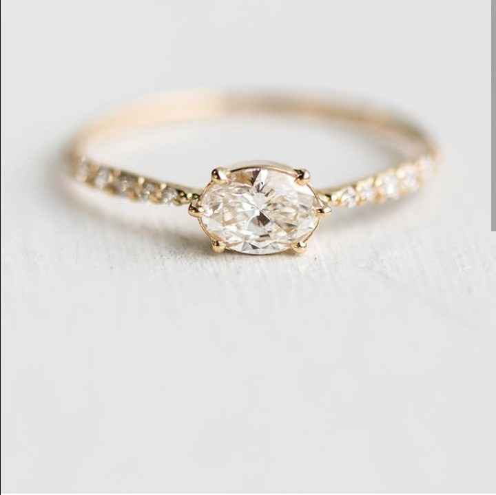 Anillos de compromiso delicados 💍 - 18