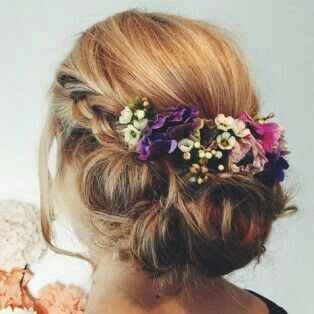  Peinado con flores - 5