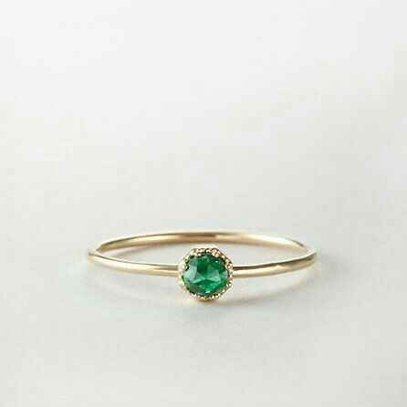  Anillos de compromiso con esmeraldas 💚 - 2