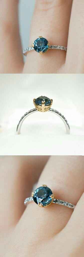  Anillos de compromiso con esmeraldas 💚 - 3